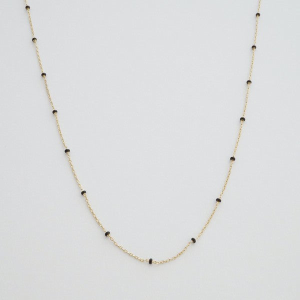 Mary Beaded Chain Rosary Necklace