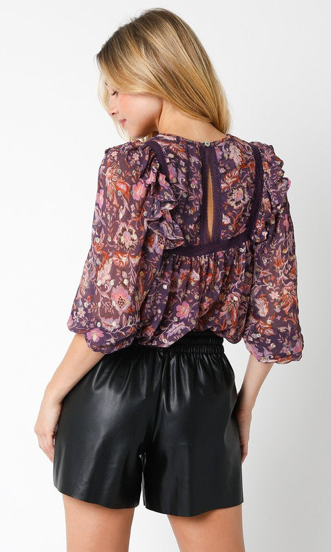 Dark Purple Blouse