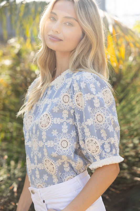 Embroidered Top