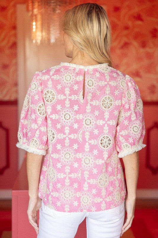 Embroidered Top