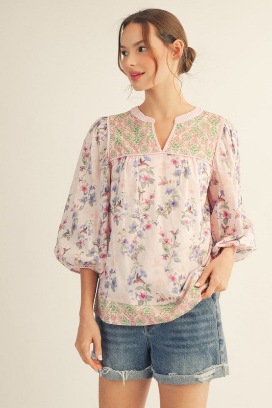 Peasant Style Top