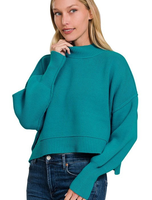 OVERSIZED CROPPED SWEATER