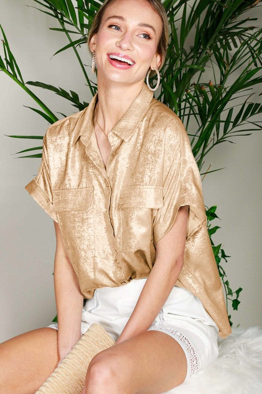 Metallic Blouse