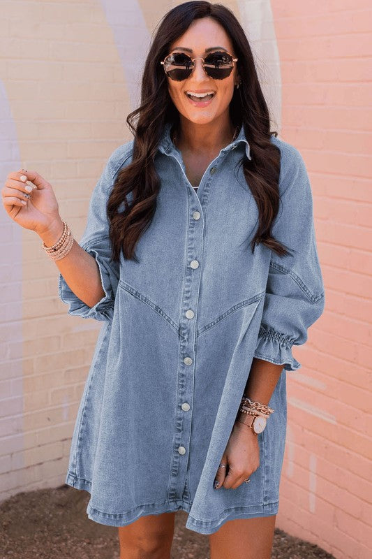 Denim Mini Dress