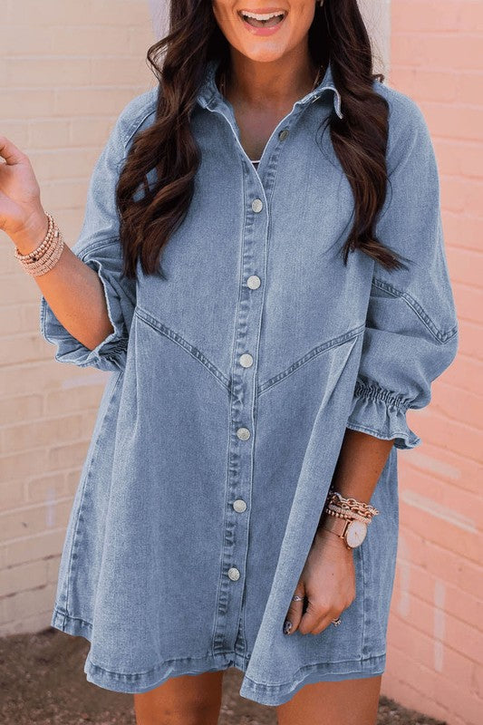 Denim Mini Dress