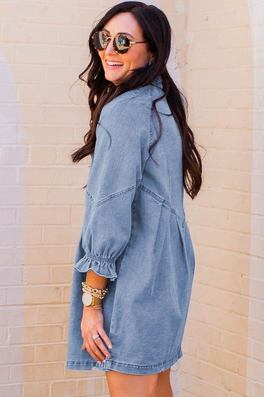 Denim Mini Dress