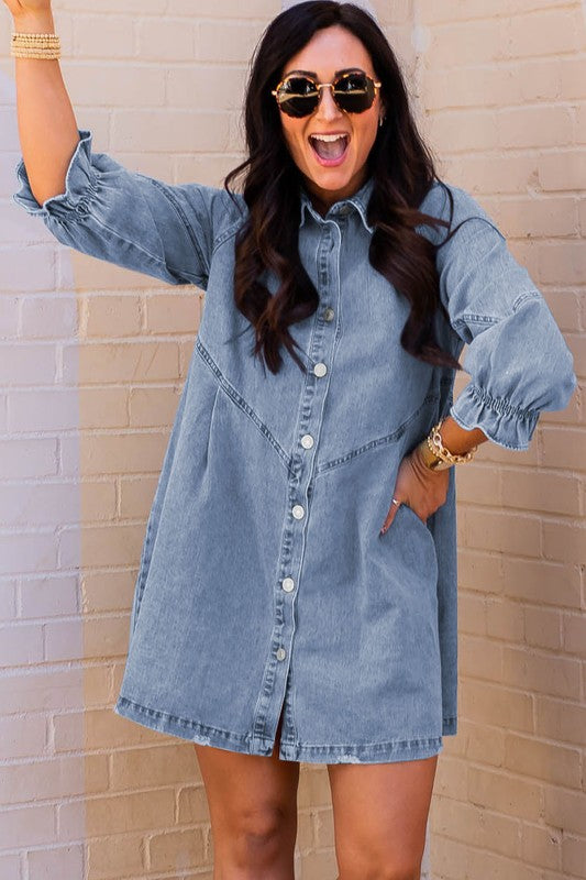 Denim Mini Dress