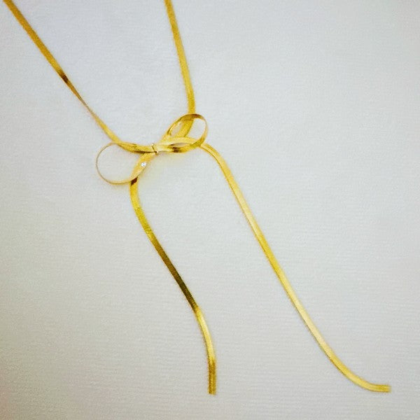 Simple Bow Necklace