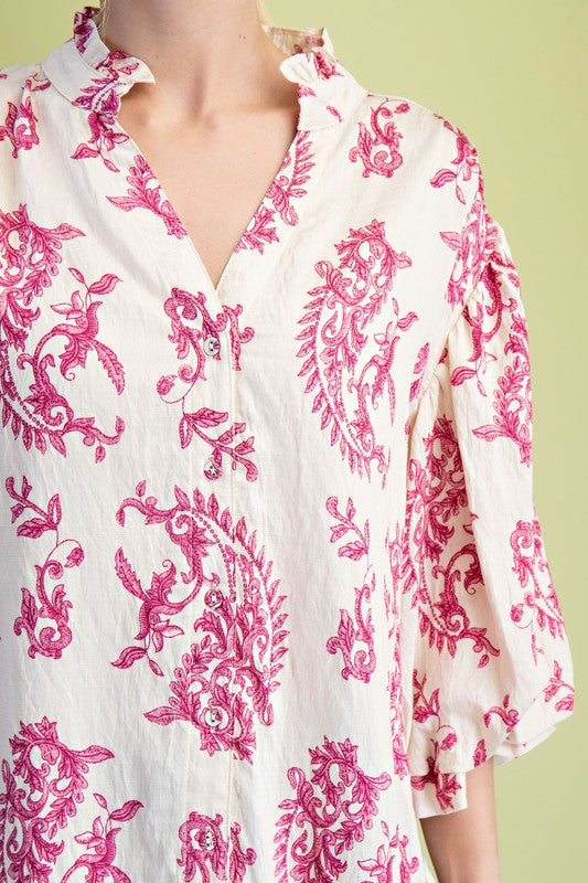 Stand Out Button Down Blouse