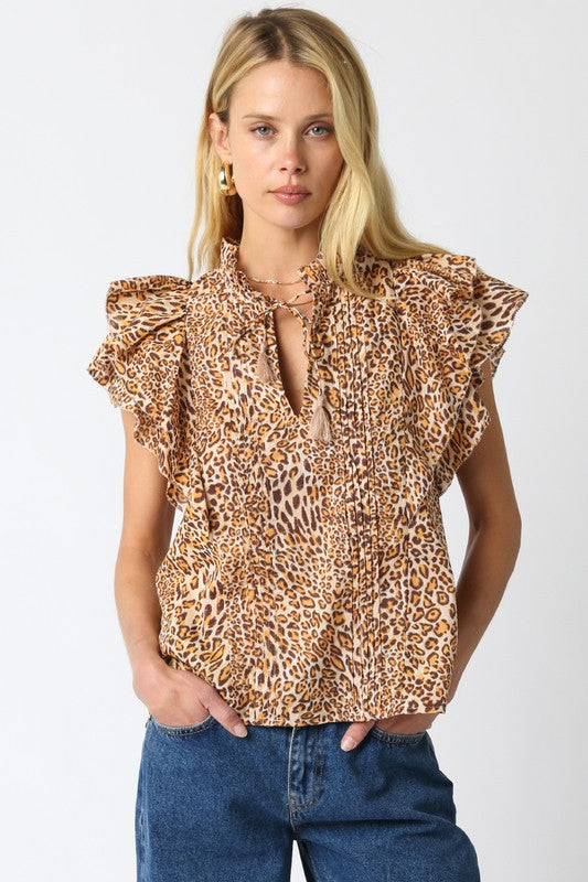Neda Leopard Shirt