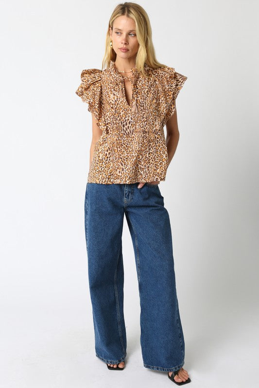 Neda Leopard Shirt