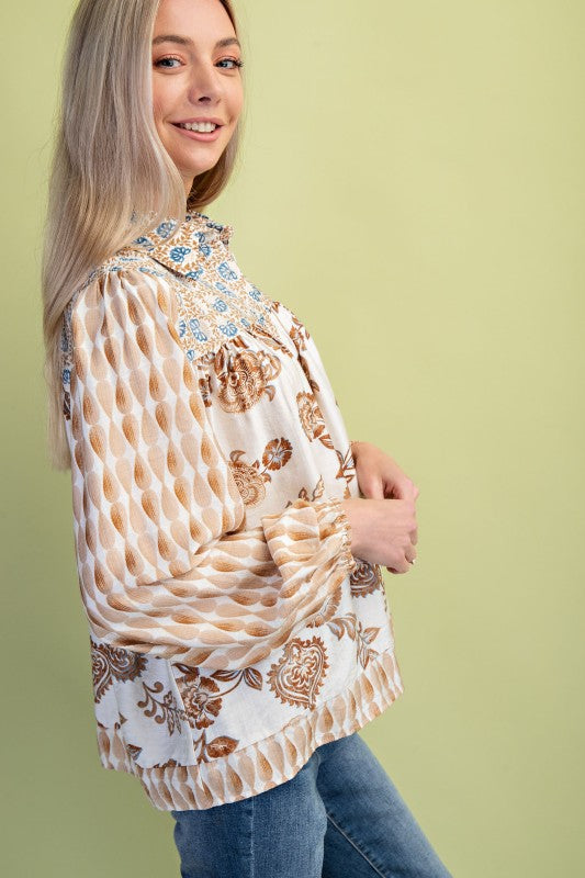 Button Down Blouse