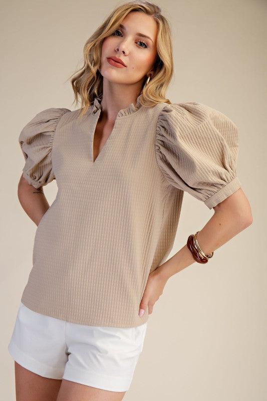 Ruffle Elegant Top