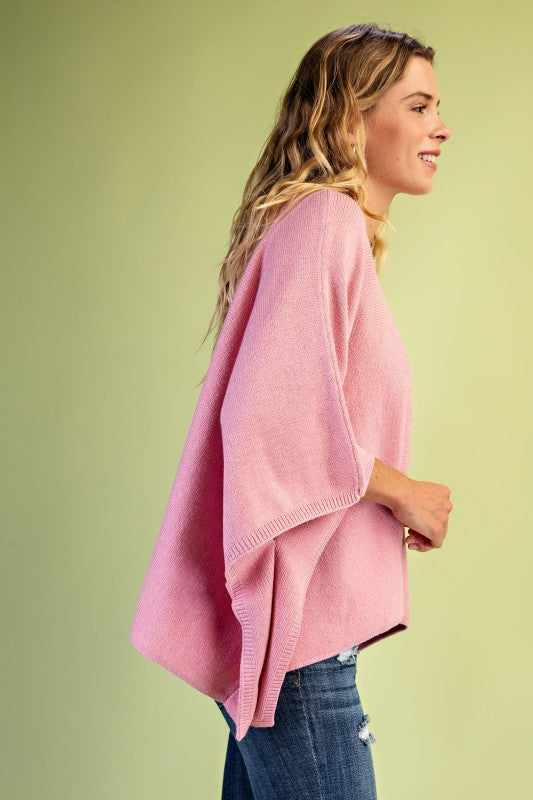 Poncho Style Sweater