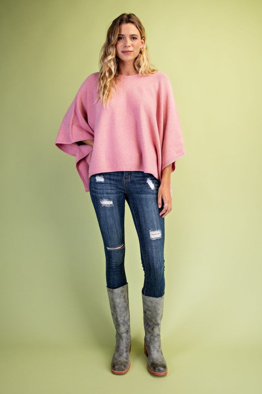 Poncho Style Sweater