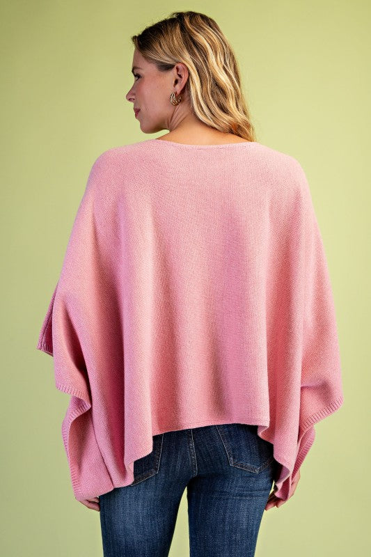 Poncho Style Sweater