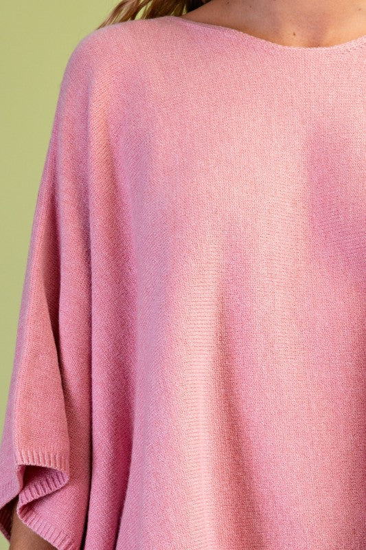 Poncho Style Sweater