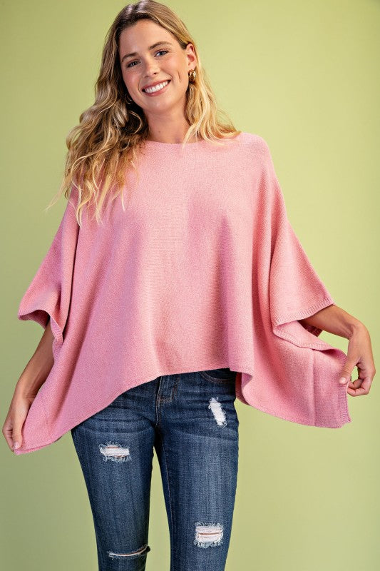 Poncho Style Sweater