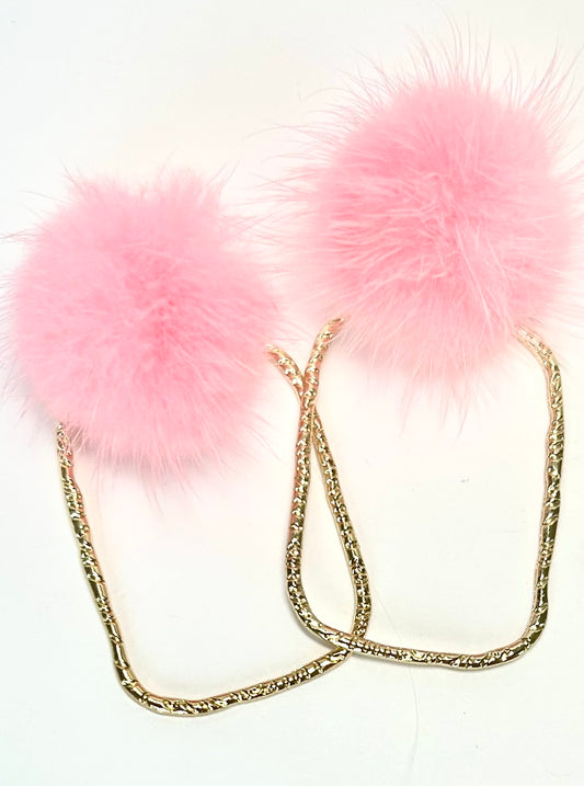 FUN Fur Ball Top Hoops